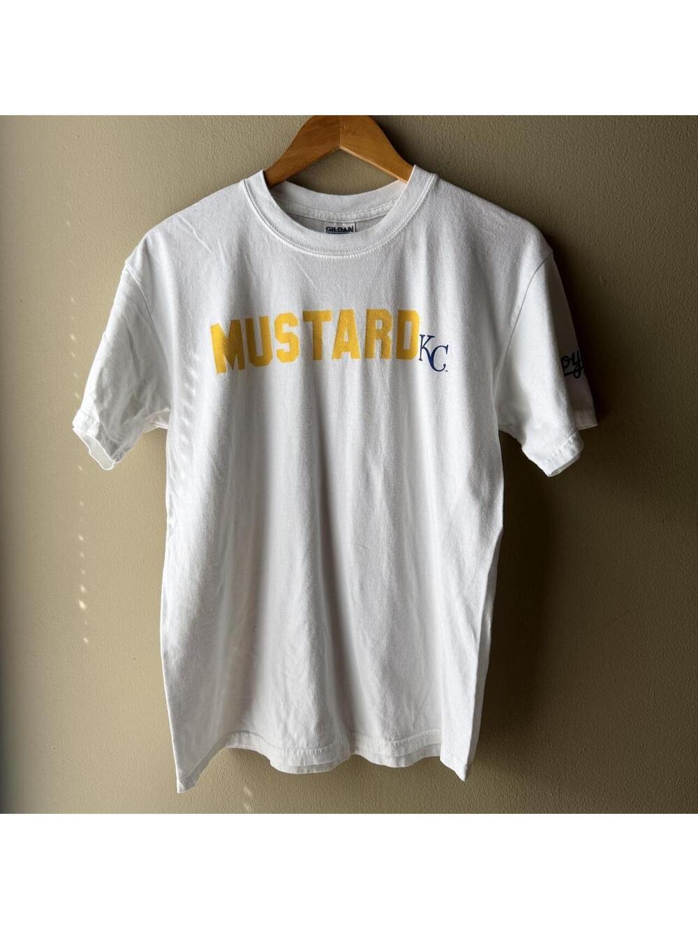 Vintage Y2K KC Royals Mustard Hot Dog Derby T-Shirt – Medium
